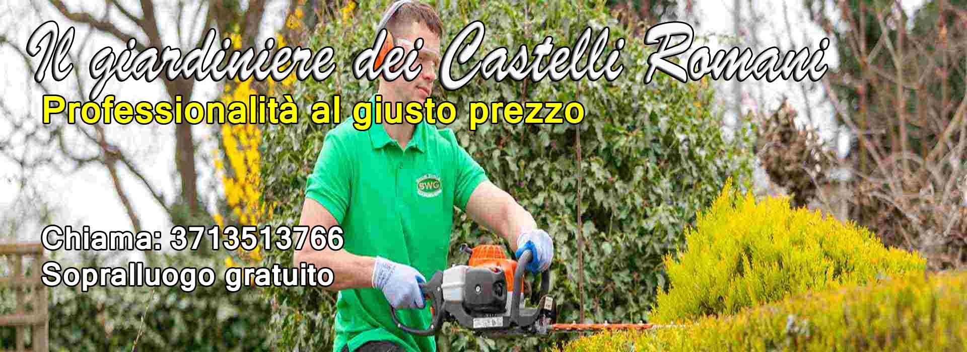  giardiniere castelli romani albano laziale, rocca di papa, ariccia, castel gandolfo, genzano, lanuvio, frascati , grottaferrata, velletri, marino