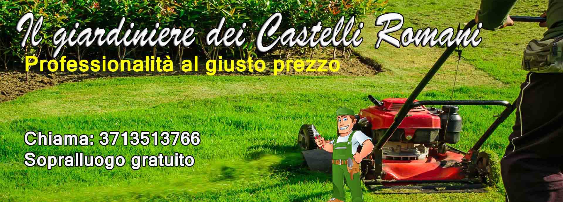  giardiniere castelli romani albano laziale, rocca di papa, ariccia, castel gandolfo, genzano, lanuvio, frascati , grottaferrata, velletri, marino
